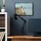 Stupell Industries Walk On The Beach Blue Ocean Painting in Black Frame Wall Art